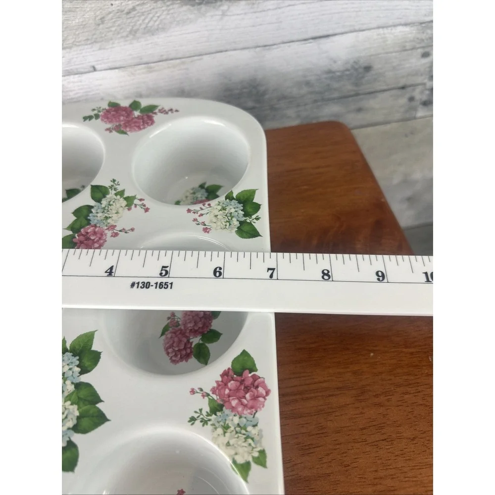 Temp-tations By Tara Hydrangea Mini Muffin Dish
